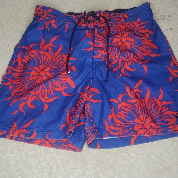 Nautica Other - Nautica Blue & Red Swim Trunks Size M